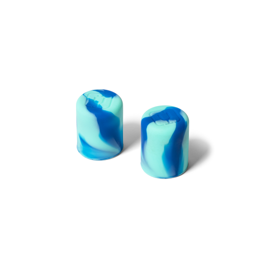 Magnetic Straw Cover | Ocean Swirl | 2-Pack