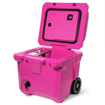 BrüTank 35-Quart Rolling Cooler | Vivid Magenta thumbnail image 3 